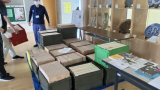 長坂小おやじの会の木工教室へ木材を提供しました